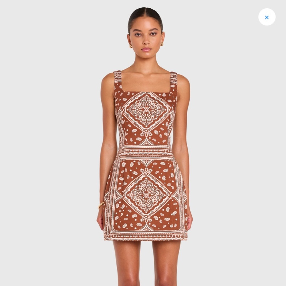 Amanda Uprichard Augustine Dress in Montana Print